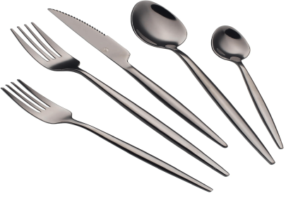 20 Piece Luxury Silverware Set for 4 Black Mirror-Polished 18/10 Stainless Steel Heavy Flatware Set Modern Cutlery Set Knife/Fork/Spoon with Gift